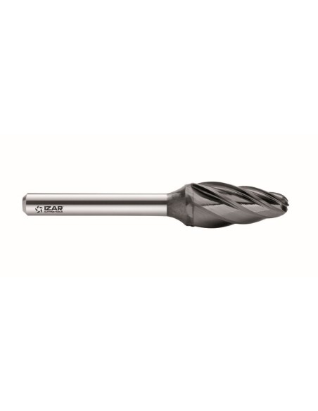 Ref. 9268 fresa rotativa metal duro norma-rbf (f) ojiva redondeada