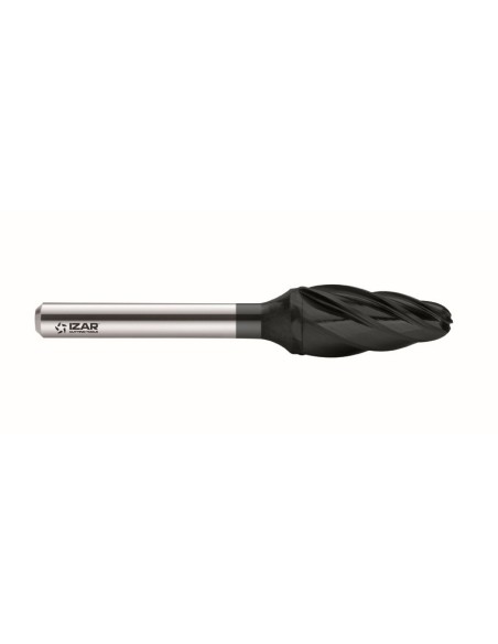 Ref. 9268 fresa rotativa metal duro norma-rbf (f) ojiva redondeada