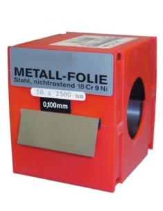 Rollo fleje calibrado 2.5 metros x 50mm inox 2