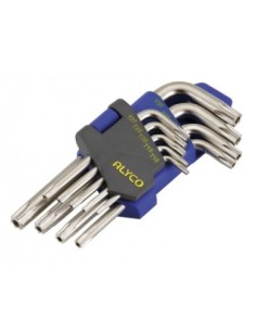 ALYCO 193290 Juego de llaves torx inviolable
