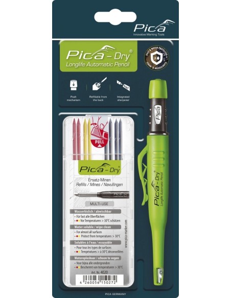 Packs de marcador 3030 Pica-Dry y estuche de minas