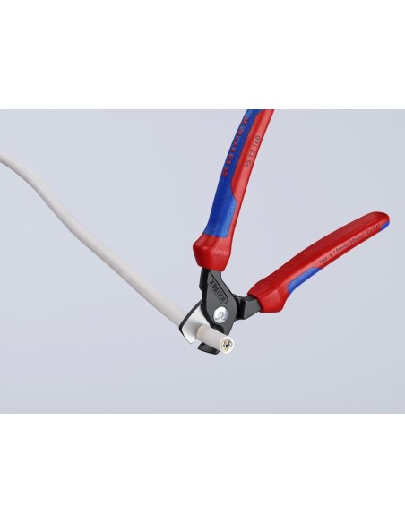 StepCut Tijeras cortacables con fundas multicomponentes bruñido 160 mm KNIPEX 95 12 160
