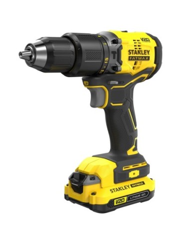 Taladro Percutor BRUSHLESS V20 18V 60Nm con 2 baterías Li-Ion 1,5Ah
