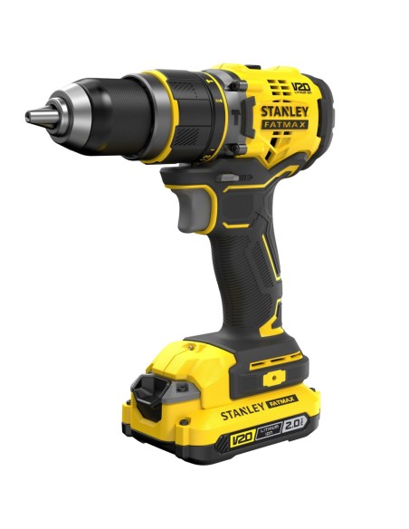Taladro Percutor BRUSHLESS V20 18V 80Nm con 2 baterías Li-Ion 2Ah