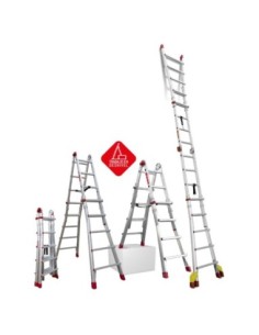 TELES | Escalera telescópica de aluminio multiusos súper profesional