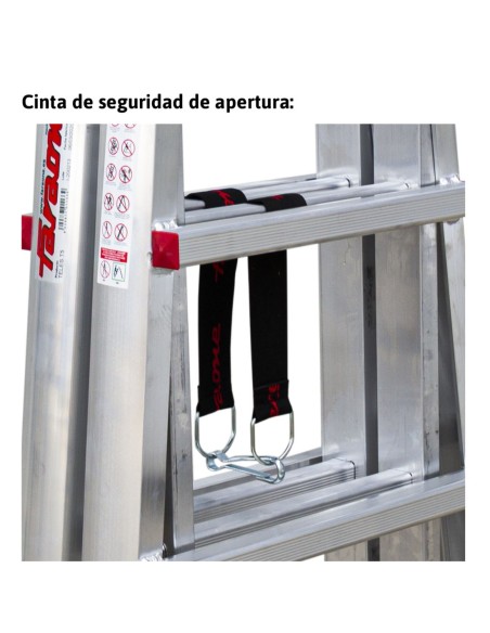 TELES | Escalera telescópica de aluminio multiusos súper profesional