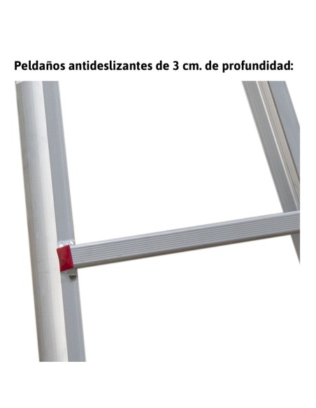 TELES | Escalera telescópica de aluminio multiusos súper profesional