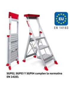 SGP | Taburete de alta seguridad en aluminio 2