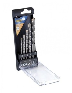 ALYCO 122070 Juego 5 brocas para hormigón