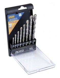 ALYCO 122080 Juego 8 brocas para hormigón