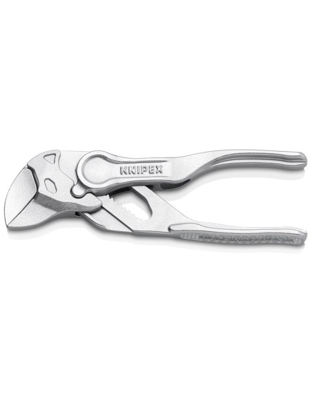 Tenaza llave XS alicate y llave en una sola herramienta superficie rugosa y en relieve cromado 100 mm KNIPEX 86 04 100