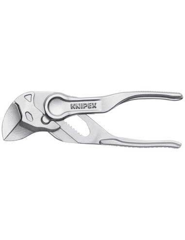 Tenaza llave XS alicate y llave en una sola herramienta superficie rugosa y en relieve cromado 100 mm KNIPEX 86 04 100