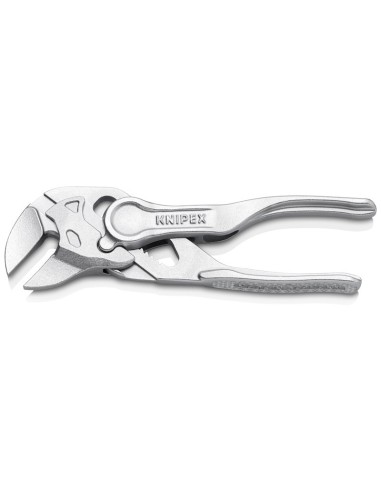 Tenaza llave XS alicate y llave en una sola herramienta superficie rugosa y en relieve cromado 100 mm KNIPEX 86 04 100