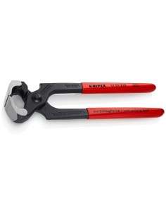 Tenaza para carpintero recubiertos de plástico negro atramentado 210 mm (cartulina autoservicio/blíster) KNIPEX 51 01 210 SB 2
