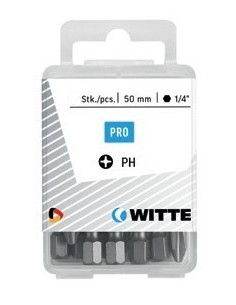 Puntas Phillips de 50 mm en cajita de plástico 2