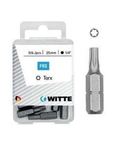 Puntas Torx de 25 mm en cajita de plástico