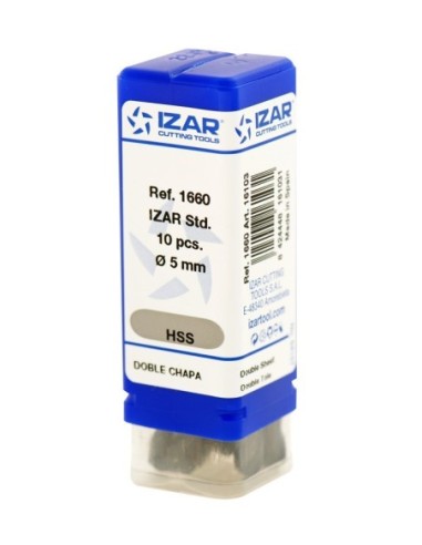 REF. 1660 BROCA HSS DIN1412C DOBLE CHAPA