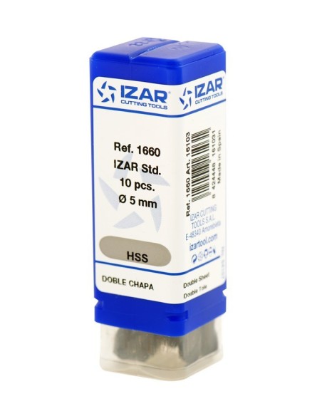 REF. 1660 BROCA HSS DIN1412C DOBLE CHAPA