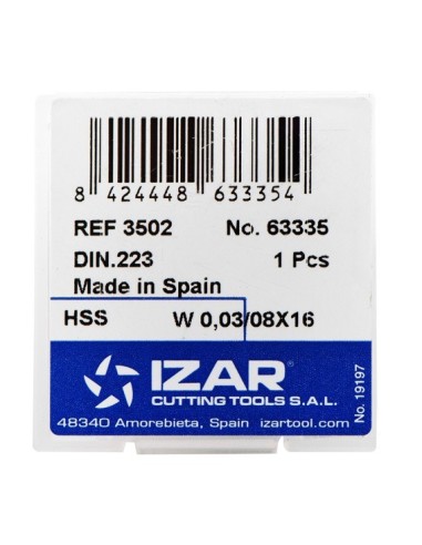 REF. 3502 COJINETE MANO HSS DIN223 (W)