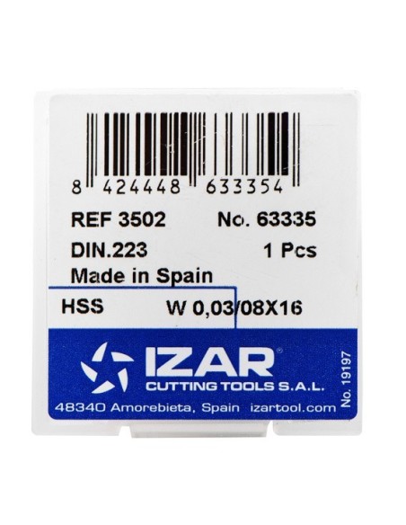 REF. 3502 COJINETE MANO HSS DIN223 (W)