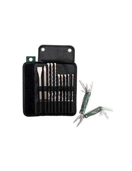 Bolso de rodillos con brocas / cinceles SDS-plus Pro 4, 10 piezas, set (631690000)