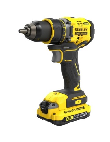 Taladro Atornillador BRUSHLESS V20 18V 80Nm con 2 baterías Li-Ion 2Ah