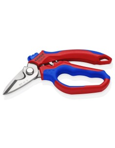 Tijeras de electricista anguladas con fundas multicomponentes, reforzadas con fibras de vidrio 160 mm KNIPEX 95 05 20 SB 2