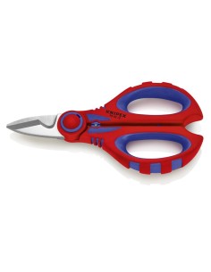 Tijeras para electricistas con fundas multicomponentes, reforzadas con fibras de vidrio 160 mm KNIPEX 95 05 10 SB