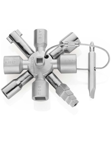 TwinKey Llaves para armarios de control para armarios y sistemas de paso estándar 92 mm KNIPEX 00 11 01