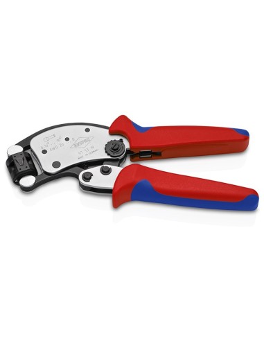 Twistor T Alicate autoajustable para crimpar punteras huecas con cabezal giratorio para crimpar con fundas multicomponentes cr