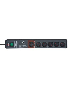 Base de tomas múltiples Secure-Tec con protección contra subidas de tensión y función Master/Seguidor 2