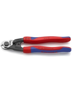 Cortacables para cable trenzado forjado con fundas multicomponentes 190 mm (cartulina autoservicio/blíster) KNIPEX 95 62 190 SB 2