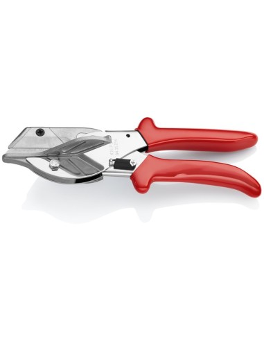 Cortaingletes para perfiles de plástico y goma con fundas de plástico cromado 215 mm KNIPEX 94 35 215 EAN