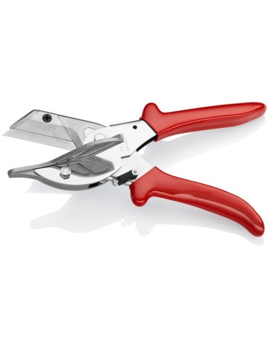 Cortaingletes para perfiles de plástico y goma con fundas de plástico cromado 215 mm KNIPEX 94 35 215 EAN