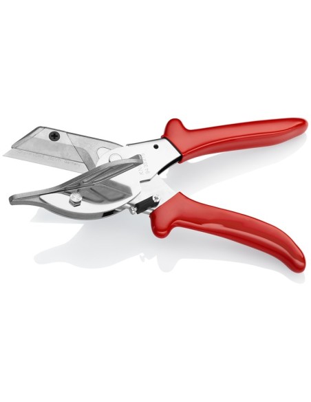 Cortaingletes para perfiles de plástico y goma con fundas de plástico cromado 215 mm KNIPEX 94 35 215 EAN