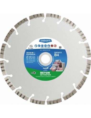 Disco de diamante Superior B4 - Hormigón (Antes LT56)