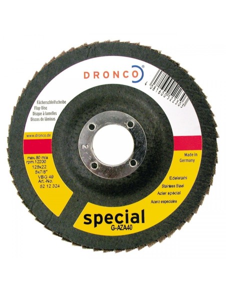 Disco de láminas abrasivas zirconio (base abombada) G-AZ-A