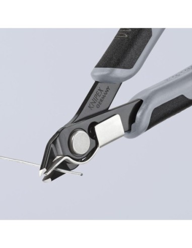 Electronic Super Knips con fundas multicomponentes bruñido 125 mm (cartulina autoservicio/blíster) KNIPEX 78 71 125 SB