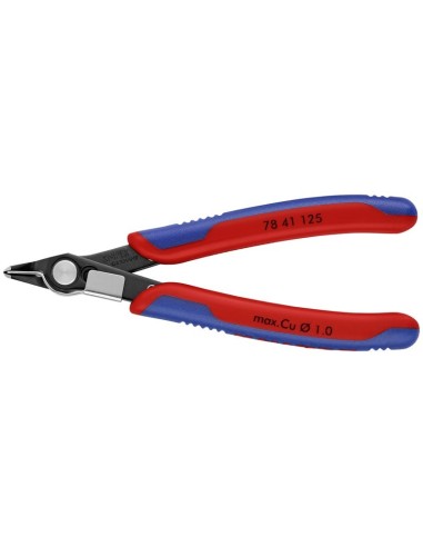 Electronic Super Knips con fundas multicomponentes bruñido 125 mm KNIPEX 78 41 125