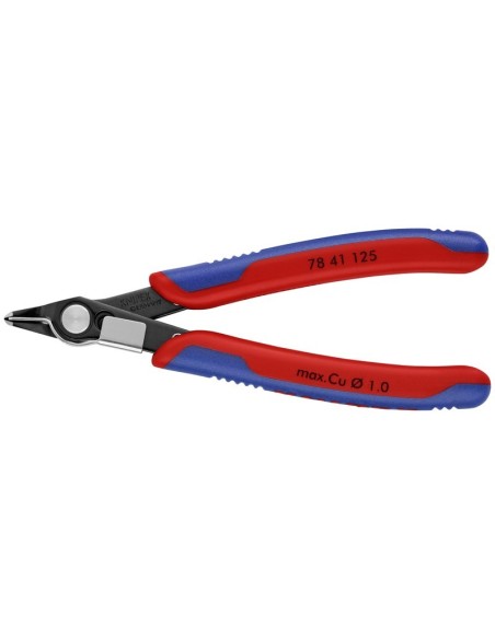 Electronic Super Knips con fundas multicomponentes bruñido 125 mm KNIPEX 78 41 125