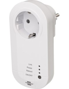 Enchufe inteligente brennenstuhl Connect WiFi con transmisor de 433MHz WA 3600 LRF01 433
