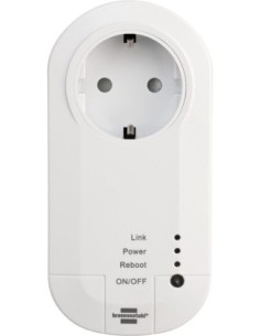 Enchufe inteligente brennenstuhl Connect WiFi con transmisor de 433MHz WA 3600 LRF01 433 2