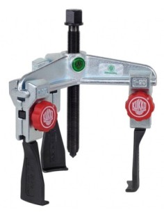 Extractor de rodamientos universal de 3 patas espacios angostos con regulación rápida