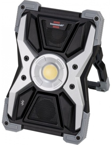 Foco LED portátil RUFUS 3010 MA con batería recargable y altavoz Bluetooth
