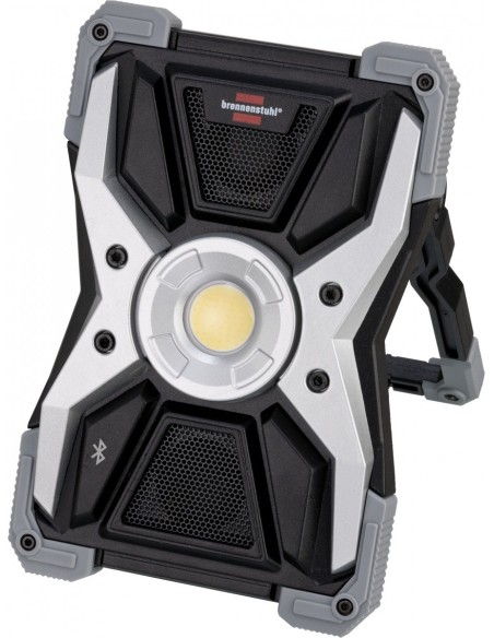 Foco LED portátil RUFUS 3010 MA con batería recargable y altavoz Bluetooth