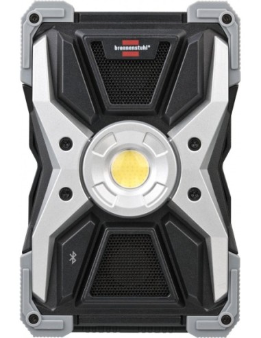 Foco LED portátil RUFUS 3010 MA con batería recargable y altavoz Bluetooth