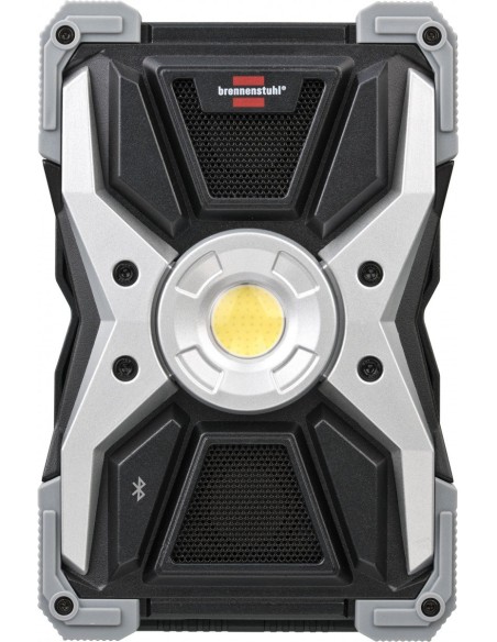 Foco LED portátil RUFUS 3010 MA con batería recargable y altavoz Bluetooth