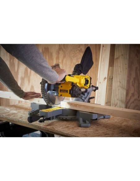 Ingletadora V20 Li-Ion 18V con 1 hoja 190x16mm TCT 40D, 1 batería 4Ah Li-Ion y cargador 2A