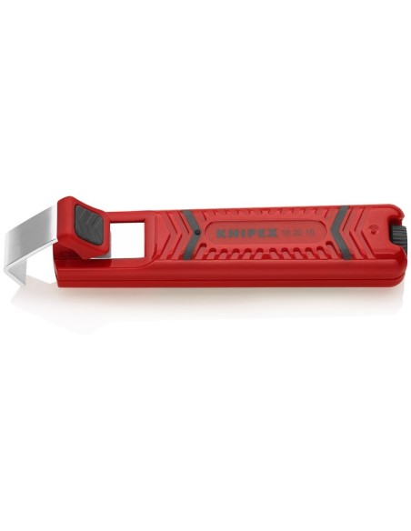 Pelamangueras con hoja de bisturí carcasa de plástico resistente a los golpes 130 mm KNIPEX 16 20 16 SB