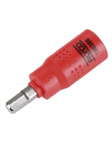ALYCO 190383 Llaves de vaso con punta hexagonal